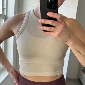 lululemon athletica Cream Tank Top